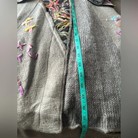 Vintage Women's Y2K Papillon Long Cardigan Jacket - Picture 11 of 13